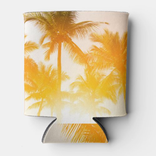 Green coconut trees clear sky background can cooler