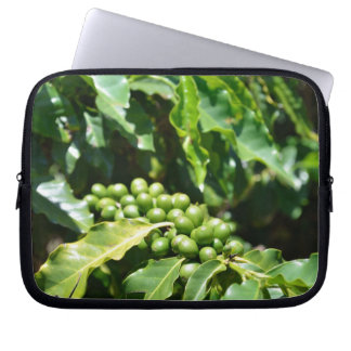 Green Coffee Berries Laptop Bag