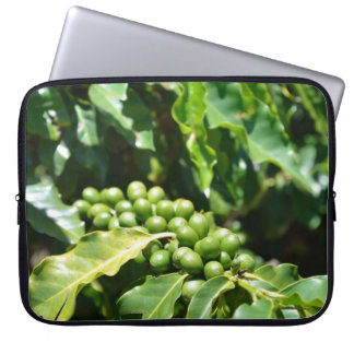 Green Coffee Berries Laptop Sleeve