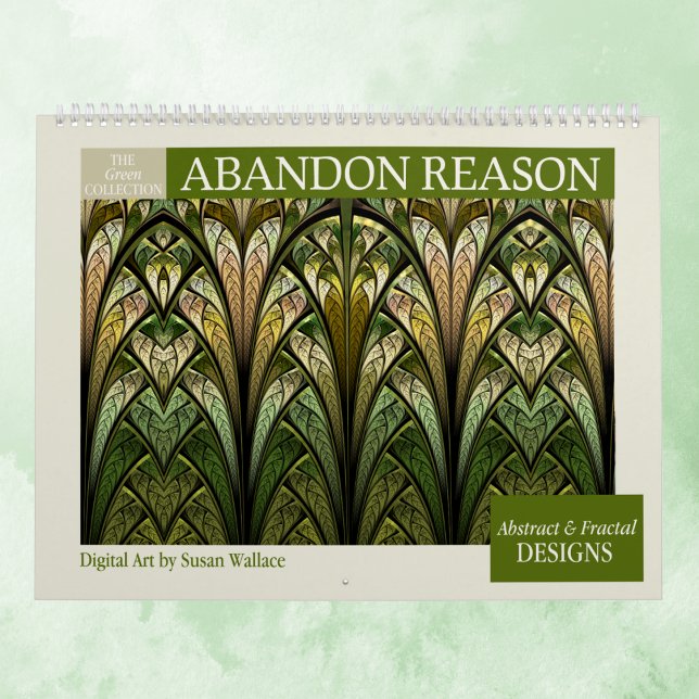 Green Collection Abstract Fractals 2027 Calendar (Creator Uploaded)