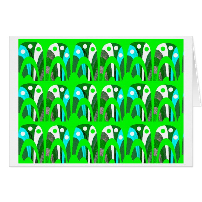 Green collection cards (Front Horizontal)