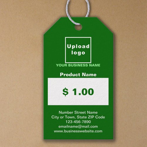 Green Color Business Product Price Tag