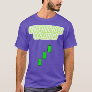 Green color candlesticks T-Shirt