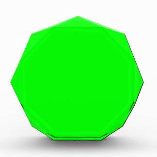 Green Color Customized Designer Award