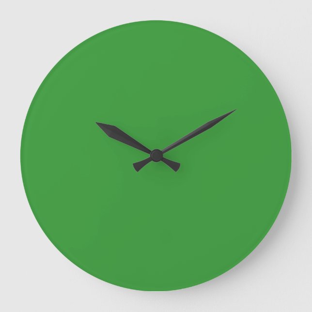 Green Color Customized Designer Large Clock (Front)