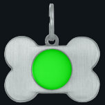 Green Color Customized Designer Pet Name Tag<br><div class="desc">Green Color Customized Designer</div>
