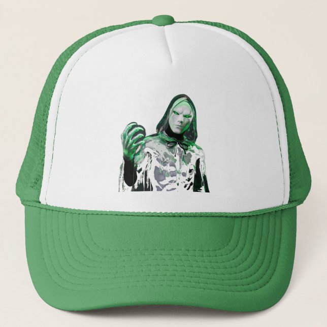 Green color horror cap logo (Front)
