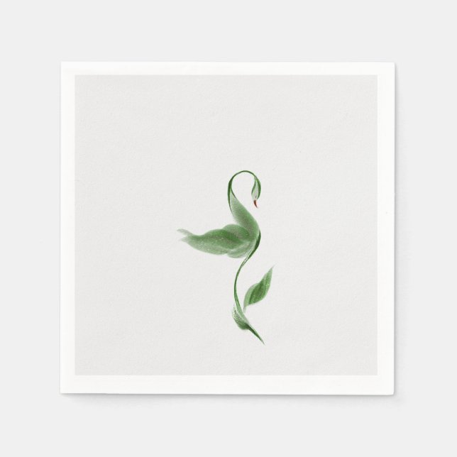 Green color napkin  (Front)