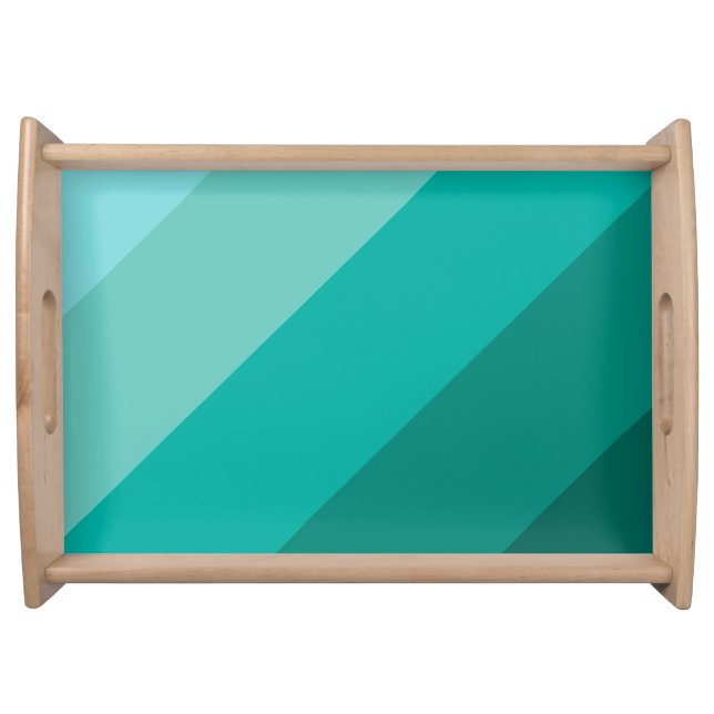 Green Color Serving Tray (Front)
