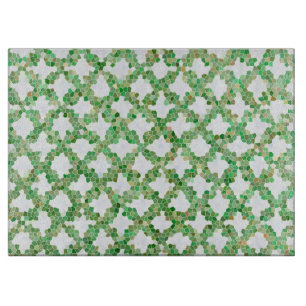 Green Colorful Pattern Cutting Board