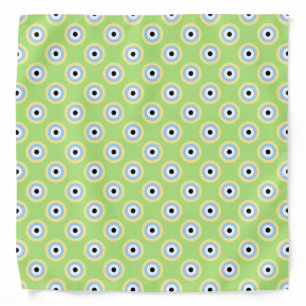 Green Combination Circles by Shirley Taylor Bandana