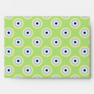 Green Combination Circles by Shirley Taylor Envelope