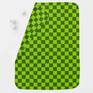 Green Combination Classic Checkerboard by STaylor Baby Blanket