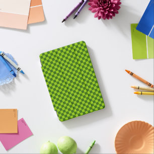 Green Combination Classic Checkerboard by STaylor iPad Mini Cover