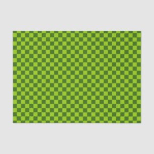 Green Combination Classic Checkerboard by STaylor Tissue Paper