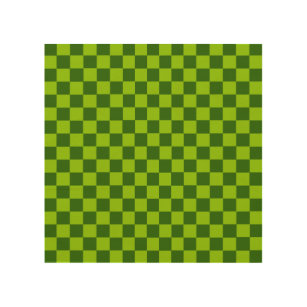 checkerboard pattern wood wall