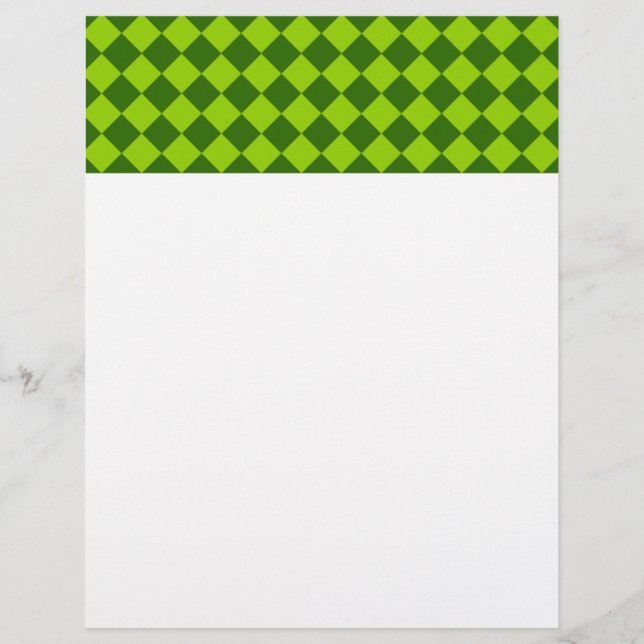 Green Combination Diamond Pattern by STaylor (Front)