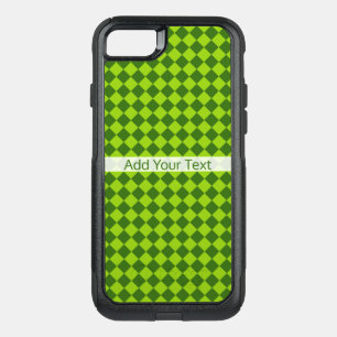 Green Combination Diamond Pattern by STaylor OtterBox Commuter iPhone SE/8/7 Case