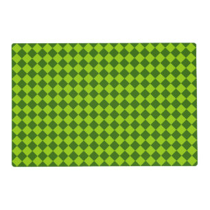 Green Combination Diamond Pattern by STaylor Placemat