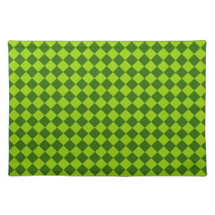 Green Combination Diamond Pattern by STaylor Placemat