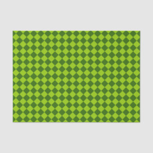 Green Combination Diamond Pattern by STaylor Tissue Paper