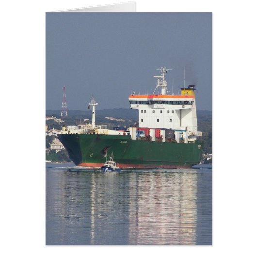 Green Commercial Vehical Ferry Cards (Front)