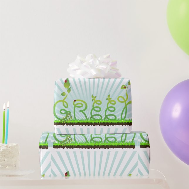 Green Concept Wrapping Paper (Creator Uploaded)