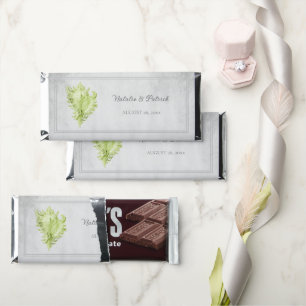 Green Conch Shell Hershey Bar Favors