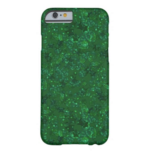 Green confetti glitter barely there iPhone 6 case