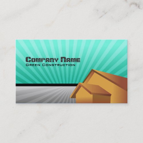 Green Construction Business Cards