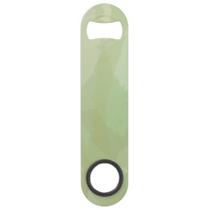 Green, cool, trendy watercolor abstract pattern bar key