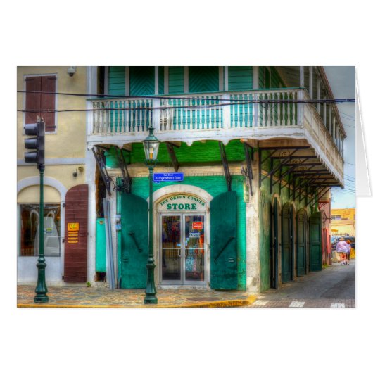 Green Corner Store Cards (Front Horizontal)