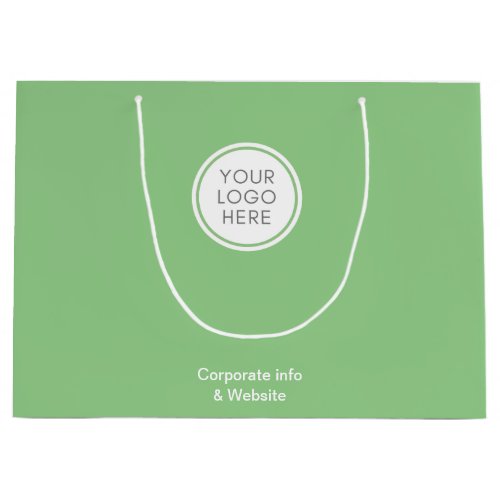 Green Corporate bag with Logo and Corporate detail