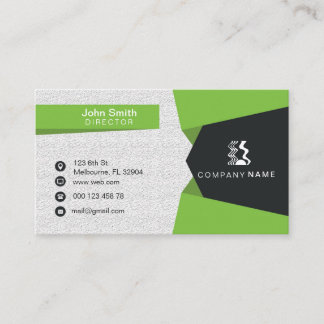 Green Corporate Business Card