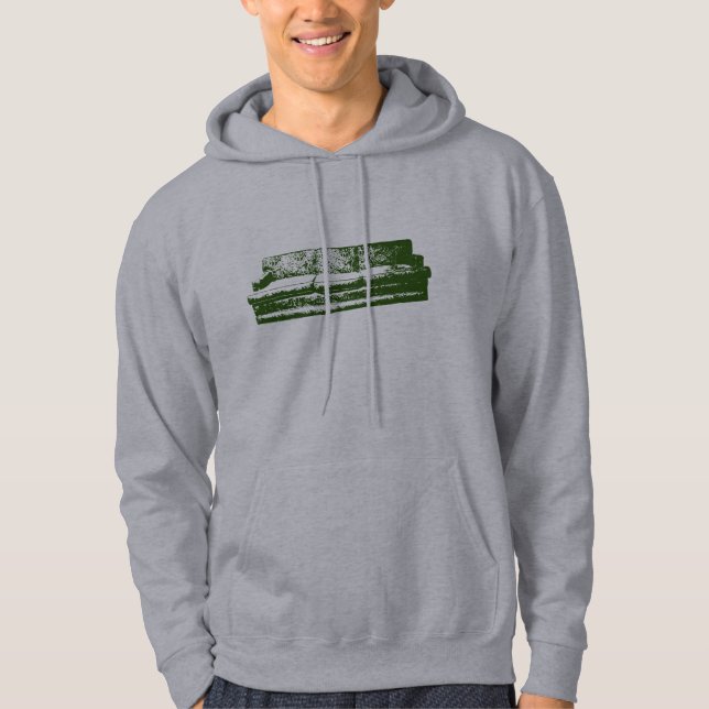 green couch hoodie (Front)