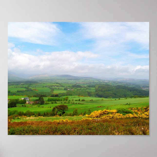 Green Countryside Poster (Front)