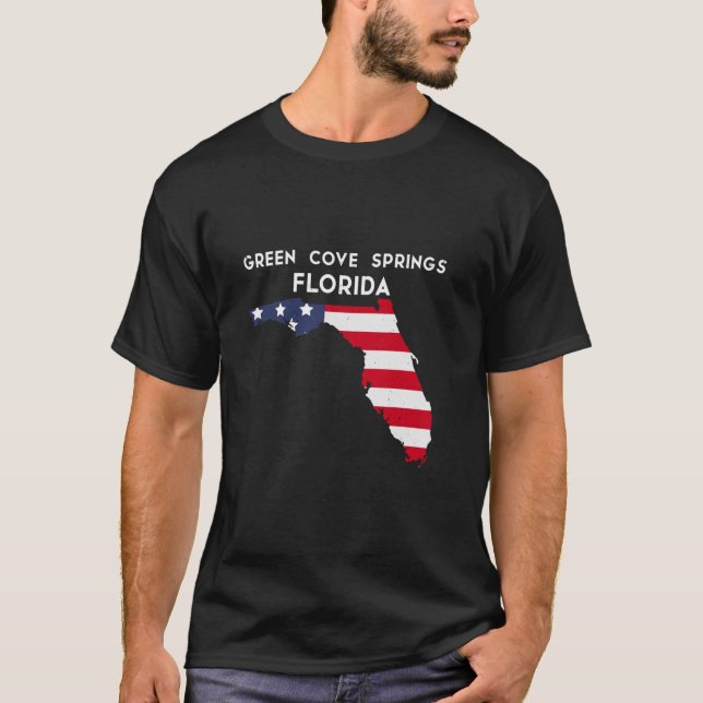 Green Cove Springs Florida USA State America Trave T-Shirt (Front)