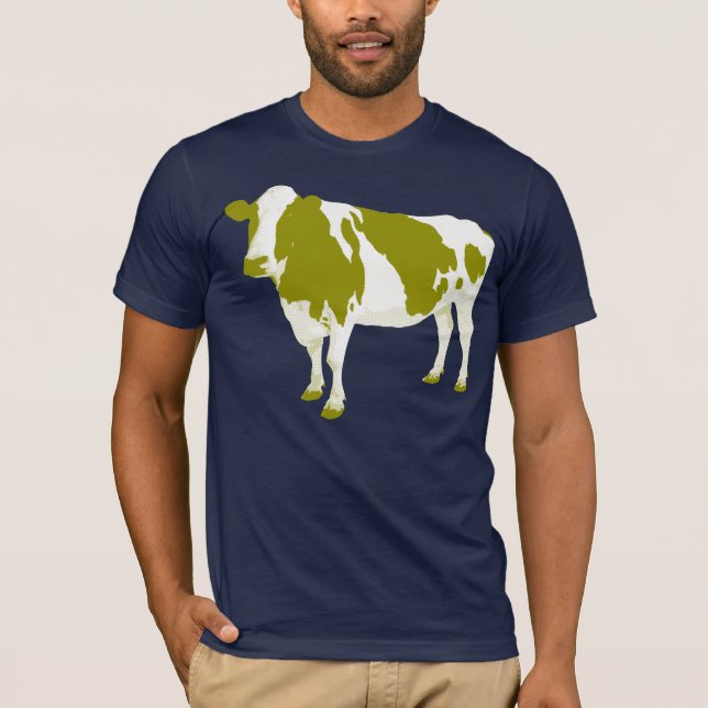 Green Cow Now T-Shirt (Front)