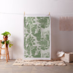 Green Cream Christmas Winter Wonderland 30" Fabric