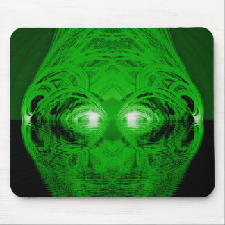Green Creature of the Lake Mouse Pad