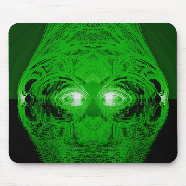 Green Creature of the Lake Mouse Pad (Front)