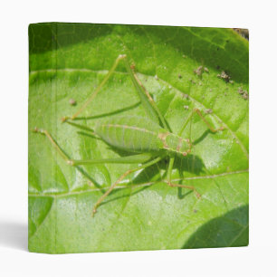 Green Cricket Camouflage Binder