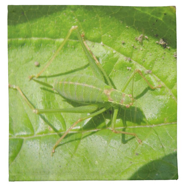 Green Cricket Camouflage Napkin (Front)