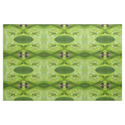 Green Cricket Camouflage Patterned Animal Fabric