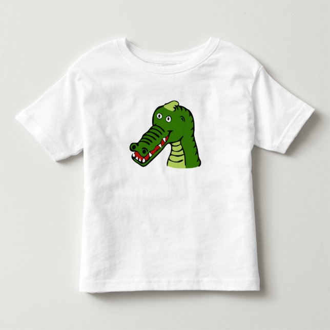 Green Crocodile - Toddler Sweater (Front)