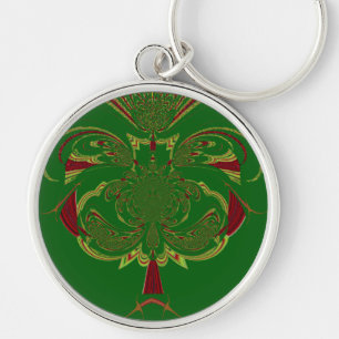 Green Crown Keychain