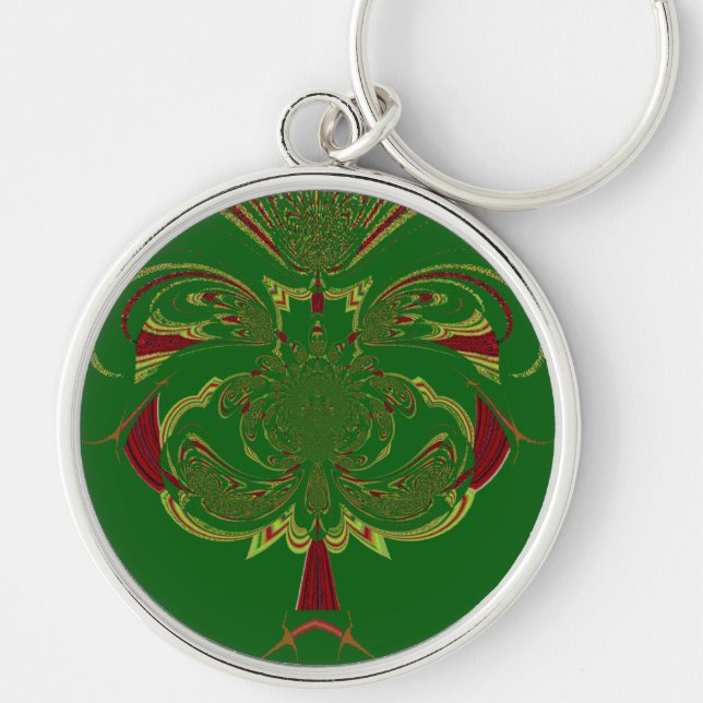 Green Crown Keychain (Front)