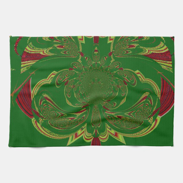 Green Crown Towel (Horizontal)