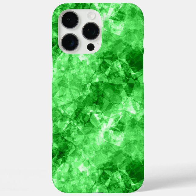 Green Crumpled Texture Case-Mate iPhone Case (Back)