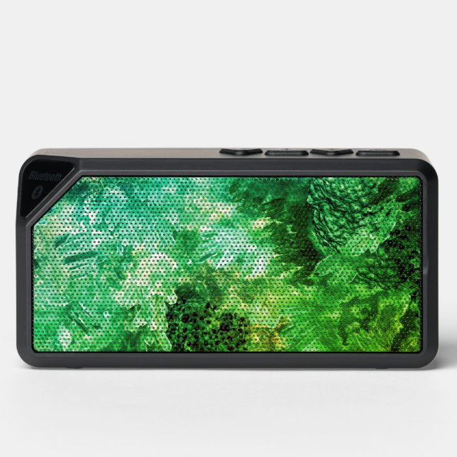 Green Crystals Bluetooth Speaker (Front)
